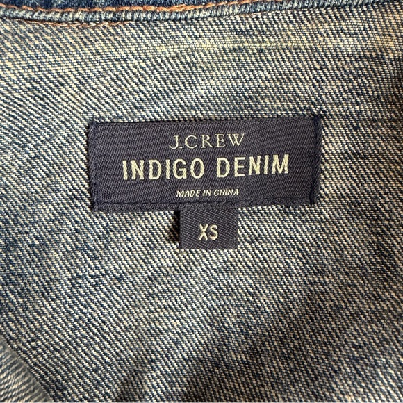 J.Crew Women's Classic Indigo Denim Jacket Size XS 36160 - Picture 11 of 13